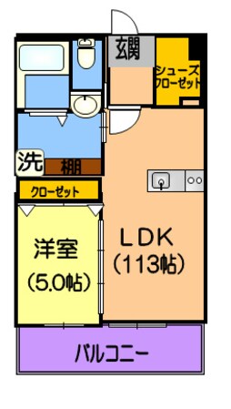 DADAマンション平成  さくら通りの物件間取画像